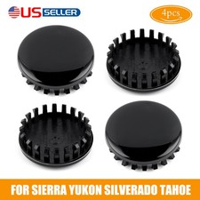 4x 83mm Black Wheel Center Hub Caps Fits Gmc Sierra Yukon 18 20 22 20941999