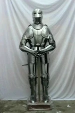 Medieval Armor Suit Gothic Crusader Combat Knight Costume Full Body Armour Larp