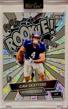 2025 Wild Card Comix Cam Skattebo ROOKIE! 1/1 Rainbow Scope
