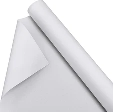 Double Primed Cotton Canvas White Canvas Roll for Oil and Acrylic Paint (30 Feet