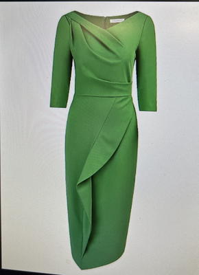 green emerald velvet dress Mariah Gown  Kay Unger