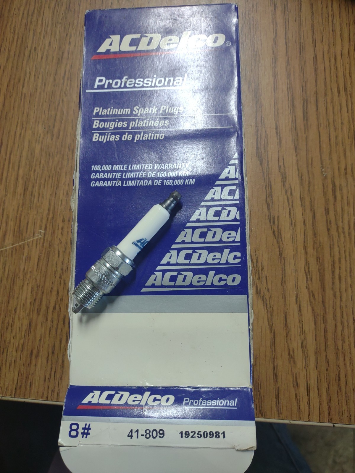 Acdelco 41-809 Platinum Spark Plug8pack