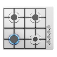 Hisense 60cm 4 Burners Gas Hob - Stainless Steel GM642XHS