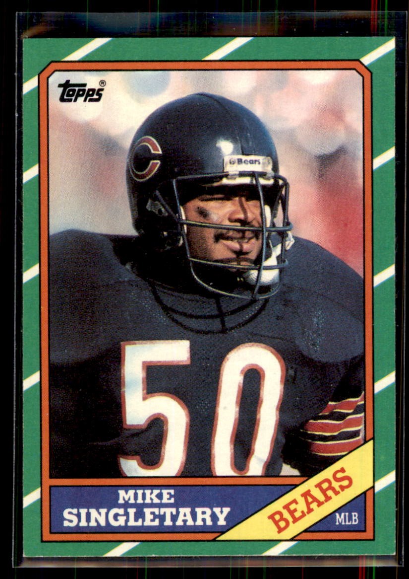 1986 Topps Mike Singletary #24 Chicago Bears