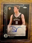 2025-26 Topps Chrome Danny Wolf TRUE Black RC Auto /10 #’d 9/10. On Card CLEAN