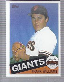 1985 Topps #487 Frank Williams - BB