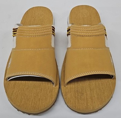 Timberland Stoney Slide Sandals Junior's Size 4 Faux Leather Boys Slides
