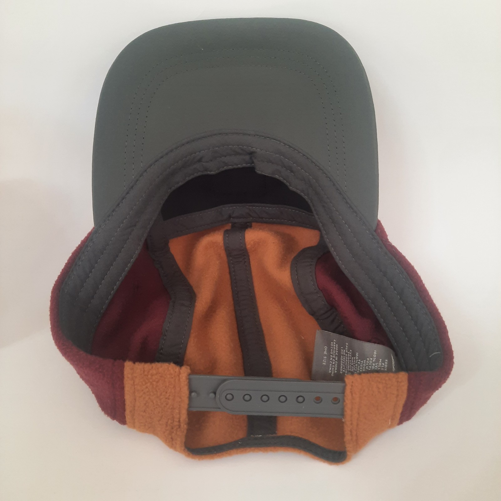 Eddie Bauer Patchwork 5 Panel Adjustable Fleece H… - image 5