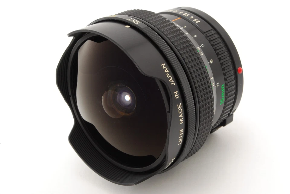 [Casi COMO NUEVO] Canon Nuevo FD NFD 15mm f2.8 Ojo de Pez Ojo de Pez MF Lente de Japón Foto 3 de 4