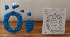 Inque Stamp Set 50854 Framed Memories 6 Stamps Treasures Crafts Cards Tags