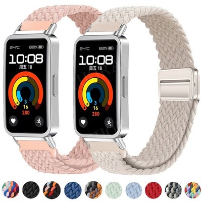 Replacement Watch Strap For Huawei Band 8 9 10 11 11 Pro NFC Nylon Band Bracelet