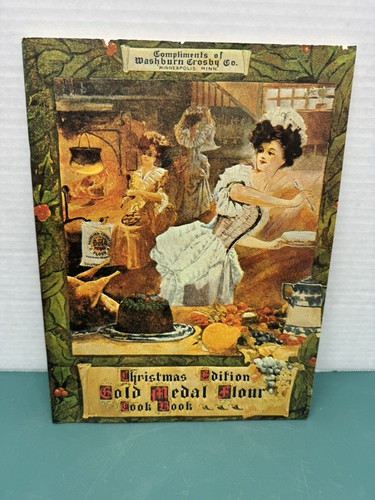 Gold Medal Flour Cookbook Christmas 1904 Edition, 1970 Reprint, VTG Recipes - Picture 1 of 4