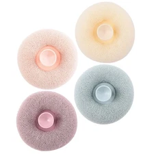 4 Pcs Bath Scrubber Shower Ball Foam Producing Exfoliating Mesh Bathing Scrubber