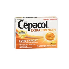 Extra Strength Sore Throat Lozenges Honey Lemon 16 Coun