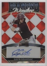 2024 Leaf Metal Diamond Wonders Red Lava 1/12 Gavin Grahovac #DW-GG1 Auto 13u1