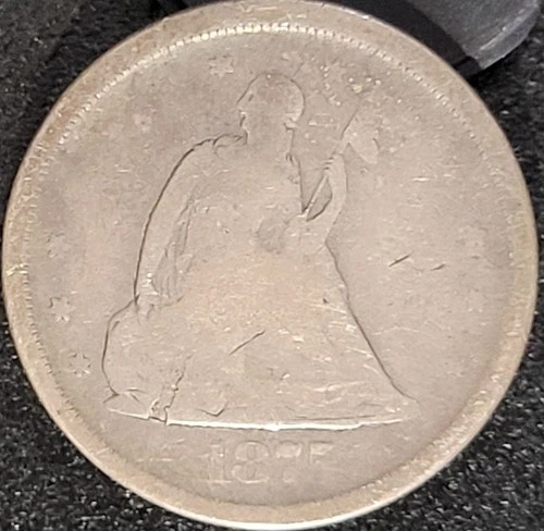 1875-S Seated Liberty 20C - Twenty Cent Piece US