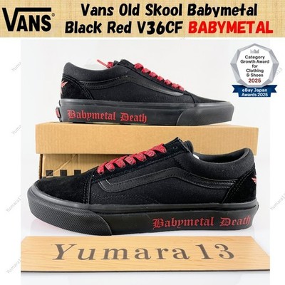 Vans Old Skool Babymetal Black Red V36CF BABYMETAL Men's Size