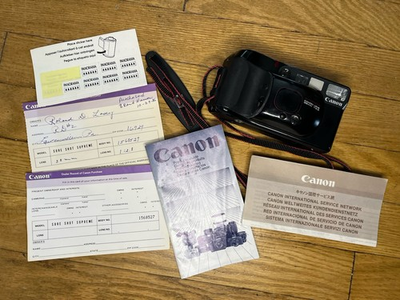 #ad #ad CANON Sure Shot SUPREME 35mm Film Point amp; Shoot Camera TESTED WORKS $69.90