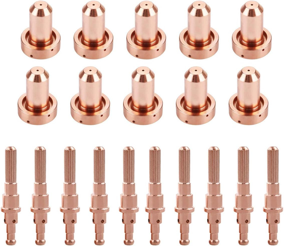9-8212 90/100A Nozzle Tips 9-8215 Electrode, 20Pack, Fit for Thermal Dynamics SL