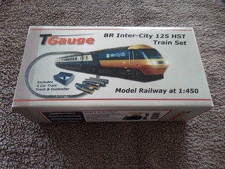 T Gauge 1:450 BR Inter City 125 HST Train Set Inc 4 Car Train Track & Control