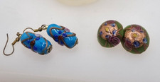 MURANO  ORECCHINI   VINTAGE  VETRO MURANO WEDDING CAKE  BEADS