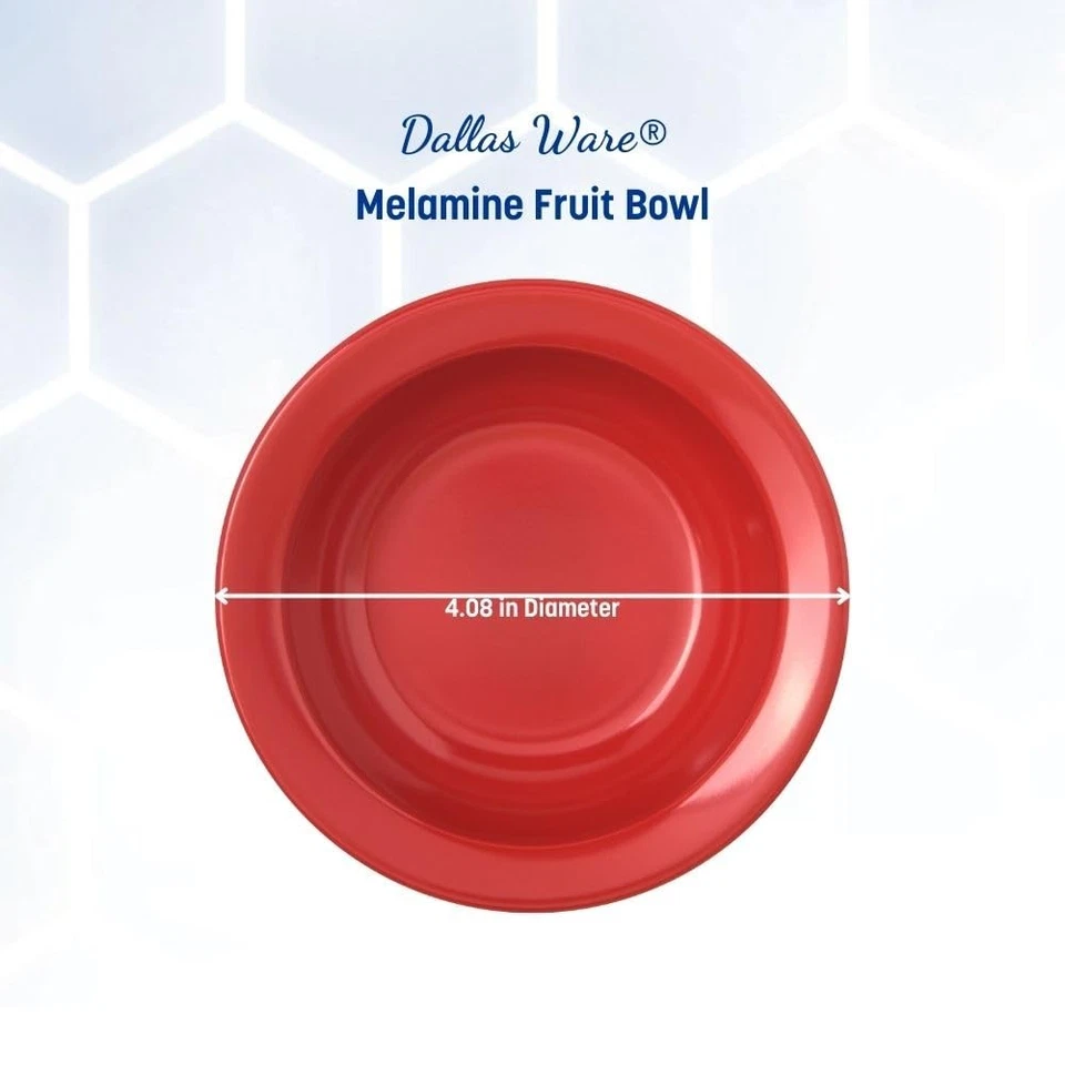 Frutero de plástico reutilizable Dallas Ware con borde para buffets, hogar y... Foto 4 de 4