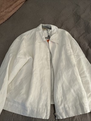 YoungLa White Oxford Linen Jacket Size XL With Tags