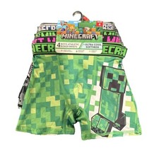 Minecraft Dungeons Boys' Boxer Briefs Underwear Size 4 XS Athletic Fit NEW