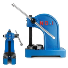1Ton Manual Desktop Arbor Press Cast Iron Arbor Press Desktop for Stamping