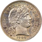 1906 10C PF64 NGC - Barber Dime Proof - LOW 675 MINTAGE