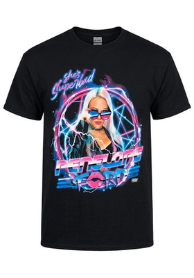 Gildan AEW Penelope Ford ''She's Superbad'' Graphic T-Shirt Black Men Size M