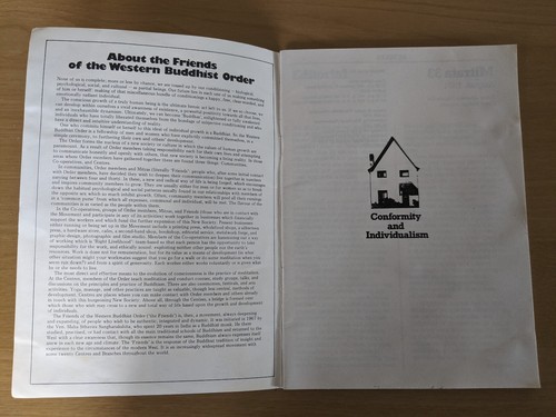 Mitrata 33 (August 1981) Conformity and Individualism Edited by Upasaka Nagabodh - Picture 2 of 6