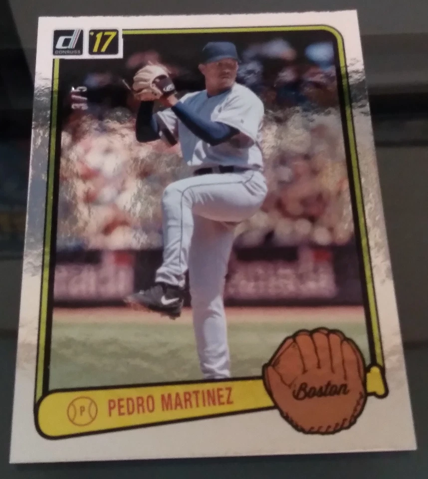 2017 Panini Donruss Retro 1983 Press Proof #RV-42 Pedro Martinez 3/5 NEAR MINT - Image 2 of 4