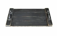 Rectangular Wood Noodle Board Stove Top Cover Black Serving Platters Trays Cheap