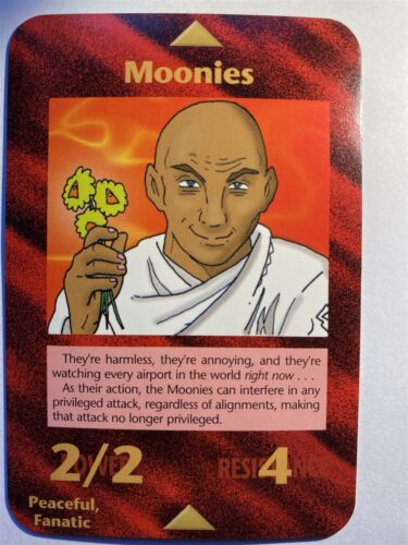 MOONIES - Illuminati New World Order Card Game CCG Limited - Afbeelding 1 van 1