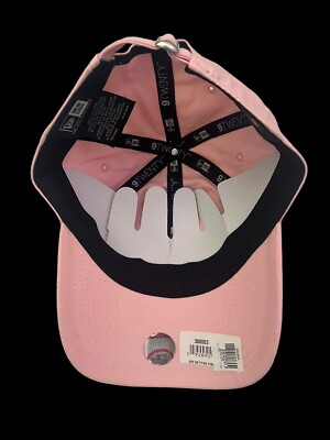 キャップ New era caps 9TWENTY MoMA NY Yankees Baseball Cap Pink White MoMA NY Yankees Adjustable Baseball Cap - Pink – MoMA Design