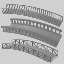 Walking Bridge for Train layouts/dioramas/sets HO-Scale All 3 Styles Included