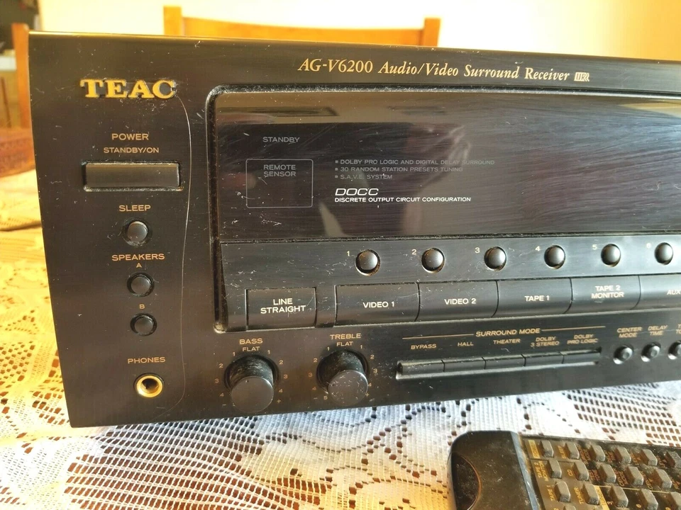 Receptor envolvente de audio/video Teac AG V6200 UR/tiene controlador - UR-406 UR Foto 2 de 4
