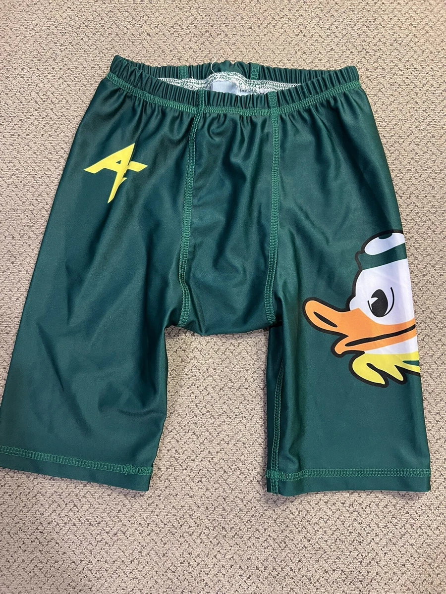 Mens green spandex shorts top