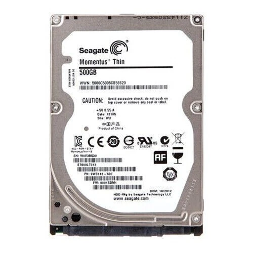 Seagate Momentus Thin 500GB ST500LT012 5400 RPM 2.5" Internal Hard Disk Drive - Image 3 of 4