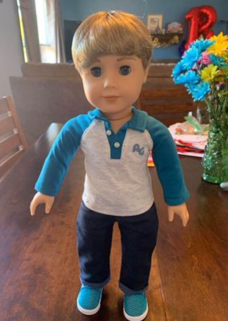 18 Inch American Girl Doll Logan Boy Doll eBay