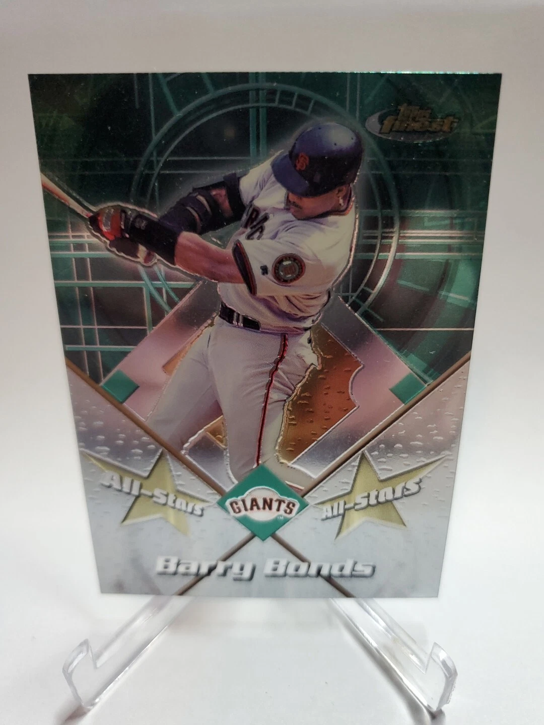 2001 Topps Finest All-Stars Barry Bonds #FAS8