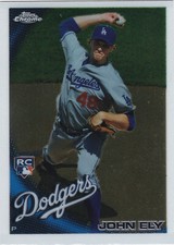 2010 Topps Chrome JOHN ELY base RC #179 L.A. Dodgers