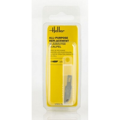 Heller 99007 All-purpose replacement blades for scalpel (5 pieces)