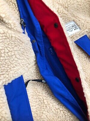 A Bathing Ape BAPE Boa Snowboard Jacket, Beige Fleece FW19 Size L Large