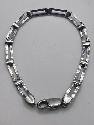 Hochwertiges 925 Sterling Silber ausgefallenes Gliederarmband   4,92 Gramm