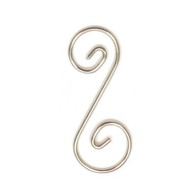 2'' Curly Q 6 Pack Decorative Hangers for Suncatchers & Glass Panels