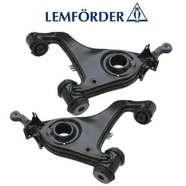 For Mercedes W210 Pair Set of 2 Front Lower Control Arms & Bushing