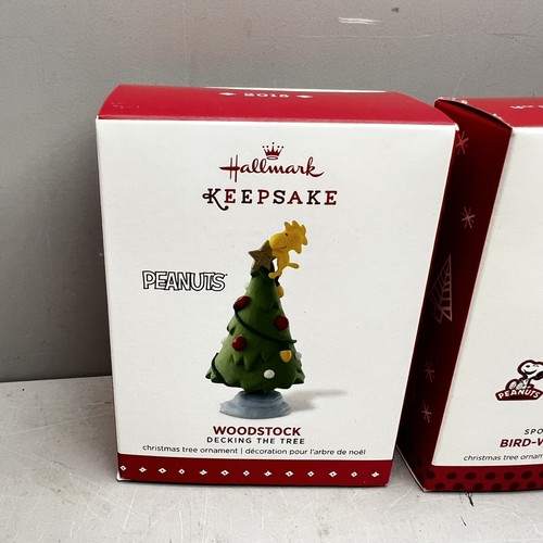 Hallmark Keepsake Ornament Peanuts Snoopy's Christmas 2014 Lot of 3 Tree NEW! - Picture 4 of 6