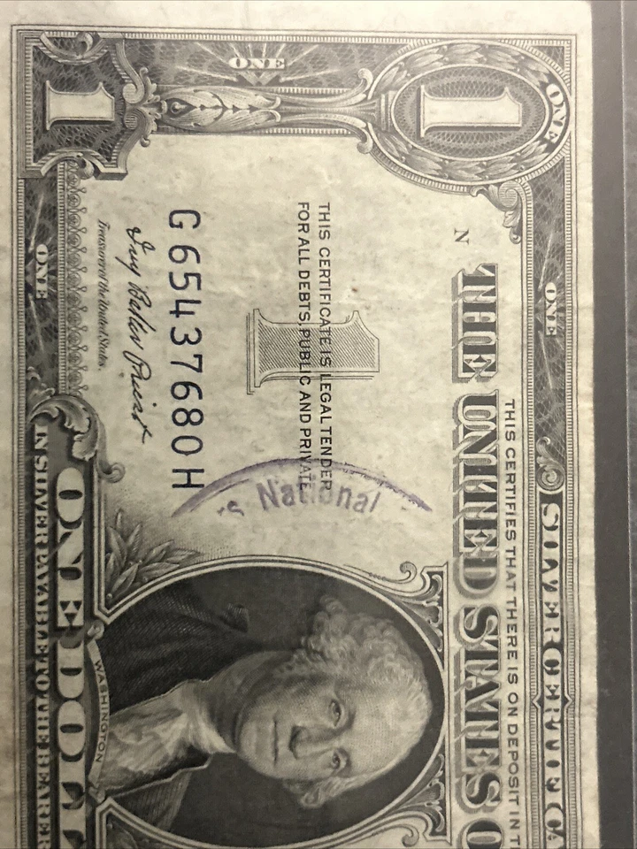 Rare 1935 Silver Certificate Rare!! Beautiful Piece - Image 3 of 3